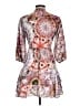 Alexis 100% Polyester Print Pink Cocktail Dress Size M - photo 2