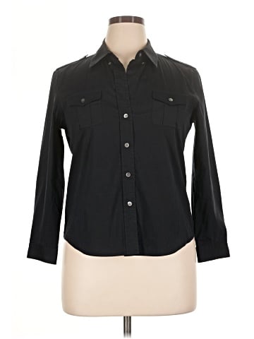 Theory 3/4 Sleeve Button-Down Shirt (view 1)