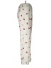 Assorted Brands 100% Viscose Hearts Ivory Casual Pants Size Med - Lg - photo 4