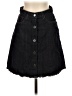 Massimo Dutti 100% Cotton Black Denim Skirt Size 4 - photo 1