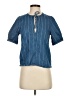 Arket 100% Cotton Blue Short Sleeve Blouse Size EU 34 / US 4 - photo 1