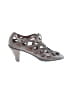 Gentle Souls 100% Leather Metallic Gray Tan Sandals Size 9 1/2 - photo 1