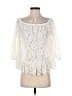 BCBGMAXAZRIA Ivory White 3/4 Sleeve Blouse Size S - photo 1
