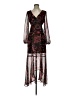 Guess 100% Polyester Paisley Black Cocktail Dress Size 2 - photo 1