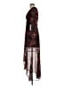 Guess 100% Polyester Paisley Black Cocktail Dress Size 2 - photo 5