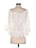 BCBGMAXAZRIA Ivory White 3/4 Sleeve Blouse Size S - photo 2