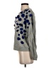 J.Crew 100% Cotton Floral Gray Sweatshirt Size XS - photo 5