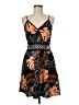 Shein Tropical Orange Cocktail Dress Size 6 - photo 1