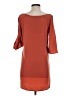 Glam 100% Polyester Solid Orange Casual Dress Size S - photo 2