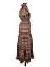 Max Studio Paisley Brown Casual Dress Size S - photo 4