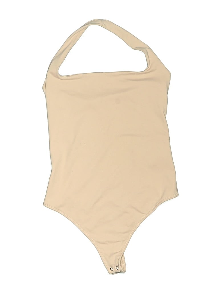 Pre-owned Abercrombie & Fitch Bodysuit In Tan