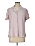 Elementz 100% Polyester Pink Short Sleeve Blouse Size L - photo 1