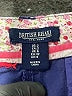 British Khaki Hearts Blue Shorts Size 2 - photo 3