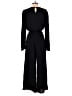 A New Day 100% Rayon Solid Black Jumpsuit Size S - photo 2