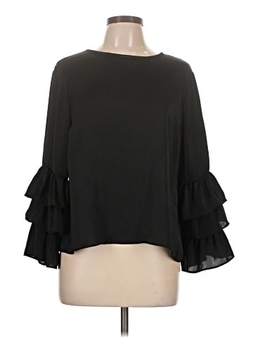 Bleuh Ciel 3/4 Sleeve Blouse (view 1)