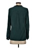 Daniel Rainn 100% Silk Teal Long Sleeve Silk Top Size XS - photo 2