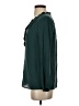 Daniel Rainn 100% Silk Teal Long Sleeve Silk Top Size XS - photo 5