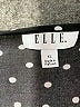 Elle Polka Dots Black Cocktail Dress Size XL - photo 7
