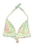Unbranded Animal Print Green Swimsuit Top Size L (estimated) - photo 1