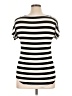 Unbranded Stripes Black Short Sleeve Top Size L (estimated) - photo 2
