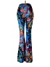 Shein Print Blue Yoga Pants Size M - photo 2