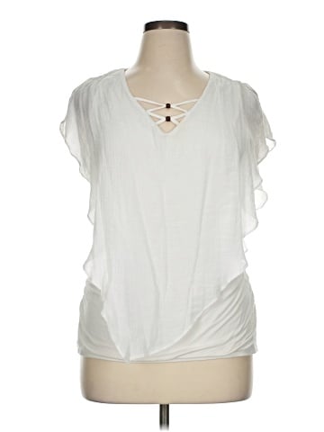 AB Studio Short Sleeve Blouse (view 1)