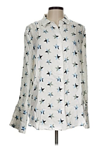Equipment Long Sleeve Blouse (view 1)