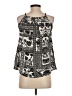 I. Joah Black Sleeveless Blouse Size S (estimated) - photo 2