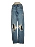 AGOLDE 100% Cotton Graphic Blue Jeans Size 27 waist - photo 1