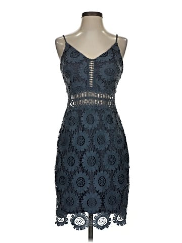 Aqua Cocktail Dress (view 1)