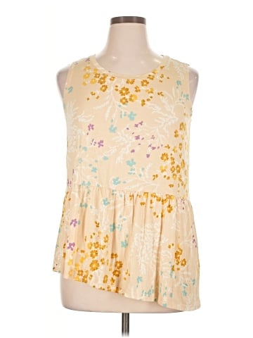 LOGO by Lori Goldstein Sleeveless Blouse (view 1)