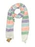 Steve Madden 100% Polyester Stripes White Scarf One size - photo 1
