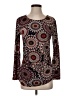 North Style Burgundy Long Sleeve Top Size S - photo 1