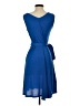 BCBGMAXAZRIA 100% Polyester Blue Cocktail Dress Size S - photo 2