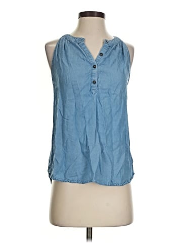 Mine Sleeveless Button-Down Shirt (view 1)
