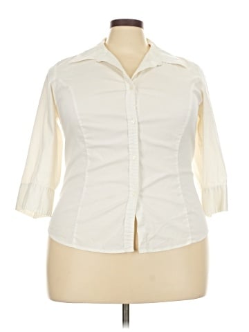 George 3/4 Sleeve Button-Down Shirt (view 1)