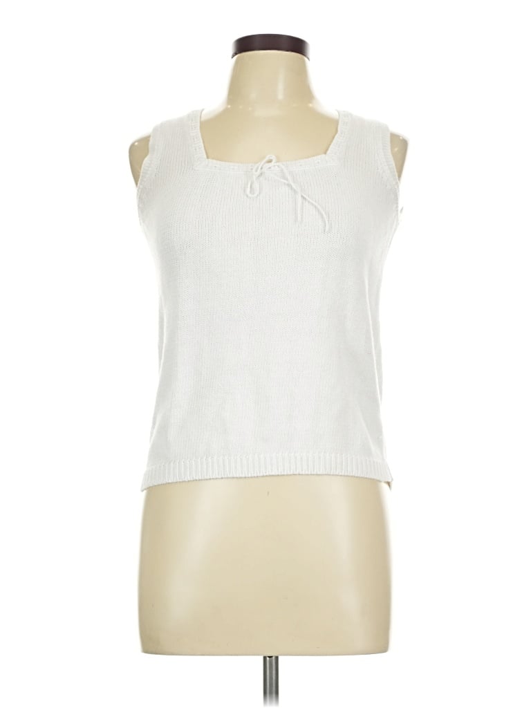 Pre-owned White Stag Sleeveless T-shirt In White