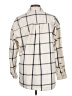 Universal Thread Plaid Ivory 3/4 Sleeve Button-Down Shirt Size L - photo 2