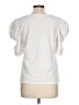 Nine West White Short Sleeve Blouse Size L - photo 2