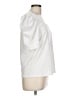 Nine West White Short Sleeve Blouse Size L - photo 4