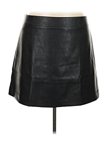 J.Crew Factory Store Faux Leather Skirt (view 1)