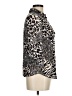Emily Daniels Animal Print Brown 3/4 Sleeve Blouse Size M - photo 4