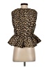 H&M 100% Polyester Brown Sleeveless Blouse Size S - photo 2