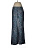 Peruvian Connection 100% Viscose Paisley Blue Casual Pants Size 8 - photo 1