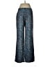 Peruvian Connection 100% Viscose Paisley Blue Casual Pants Size 8 - photo 2