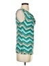Max Studio Teal Sleeveless Blouse Size S - photo 4