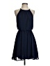Lush Solid Blue Cocktail Dress Size S - photo 1