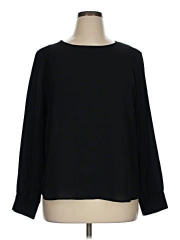Adrianna Papell Long Sleeve Blouse (view 1)