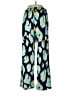 IMAN Print Blue Casual Pants Size L - photo 2
