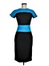 Assorted Brands Color Block Blue Casual Dress Size 6 - photo 1